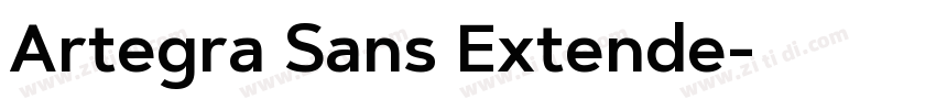 Artegra Sans Extende字体转换